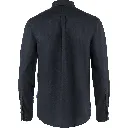 Övik Travel Shirt LS M Dark navy2.webp