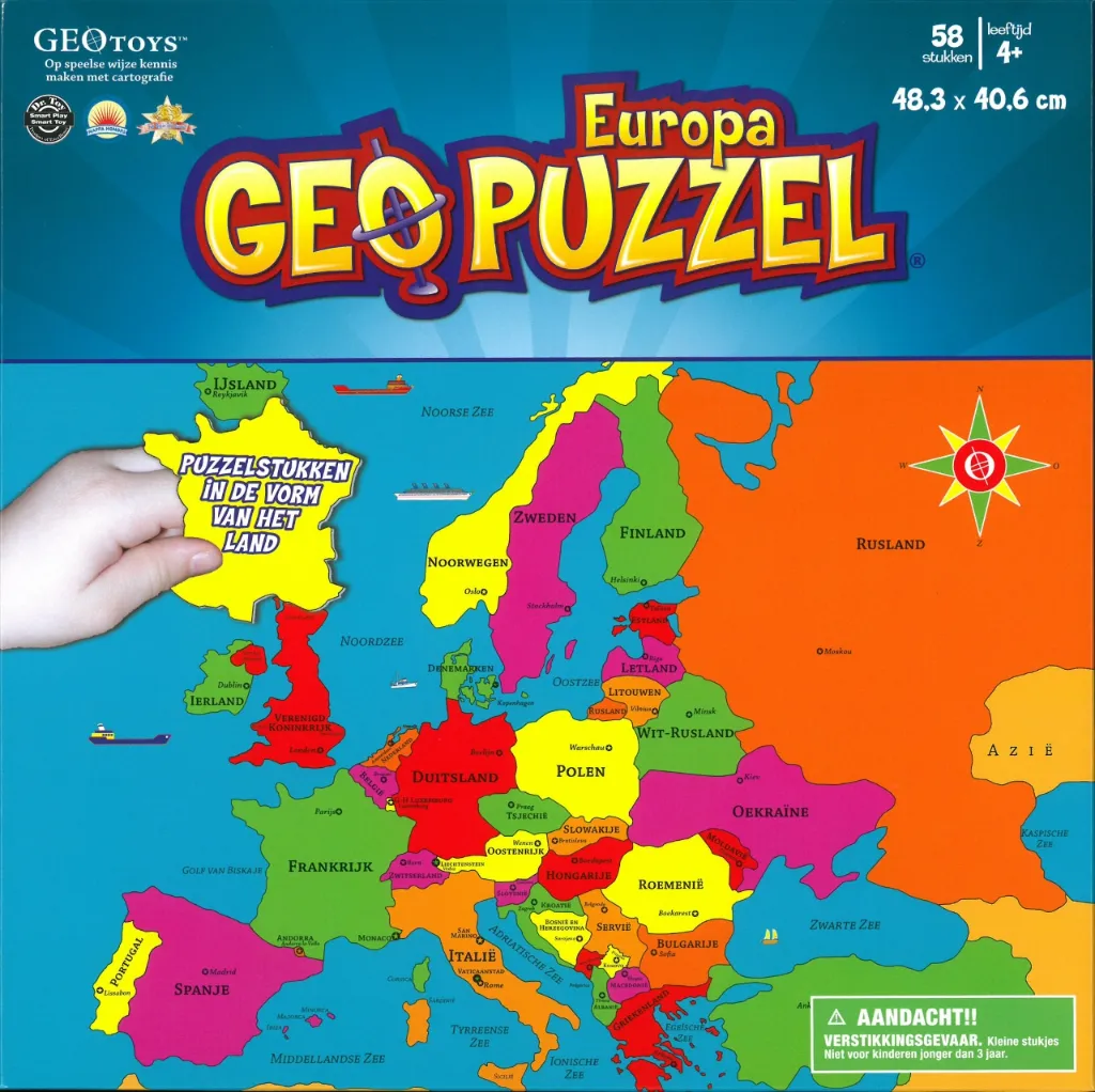 GeoPuzzel Europa 58 stukjes2.webp