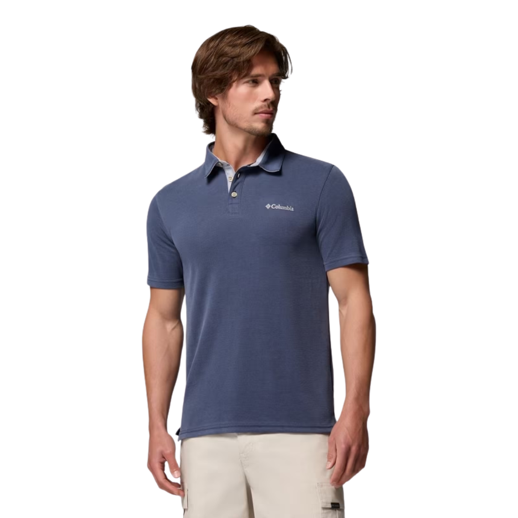 [000203-COL-XL] Columbia M Polo Nelson Point (XL, Collegiate Navy)