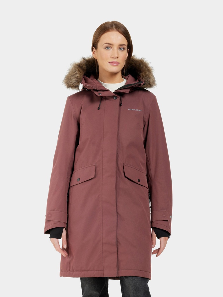 [002239-ASH-36] Didriksons W Jas ERIKA WNS PARKA 3 (36, Ash Brown)