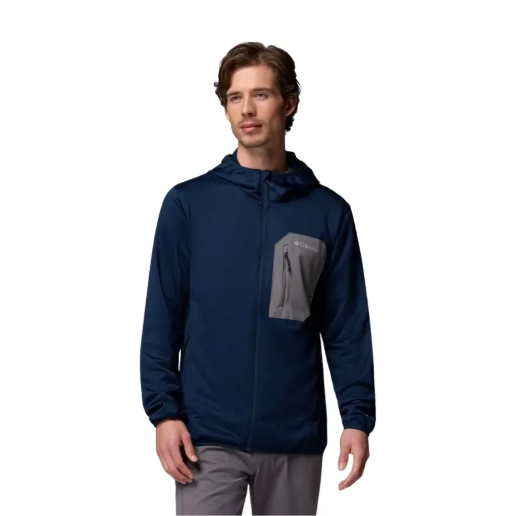 [000230-COL-M] Columbia Fleece Tall Heights Hdd Grid FZ (M)
