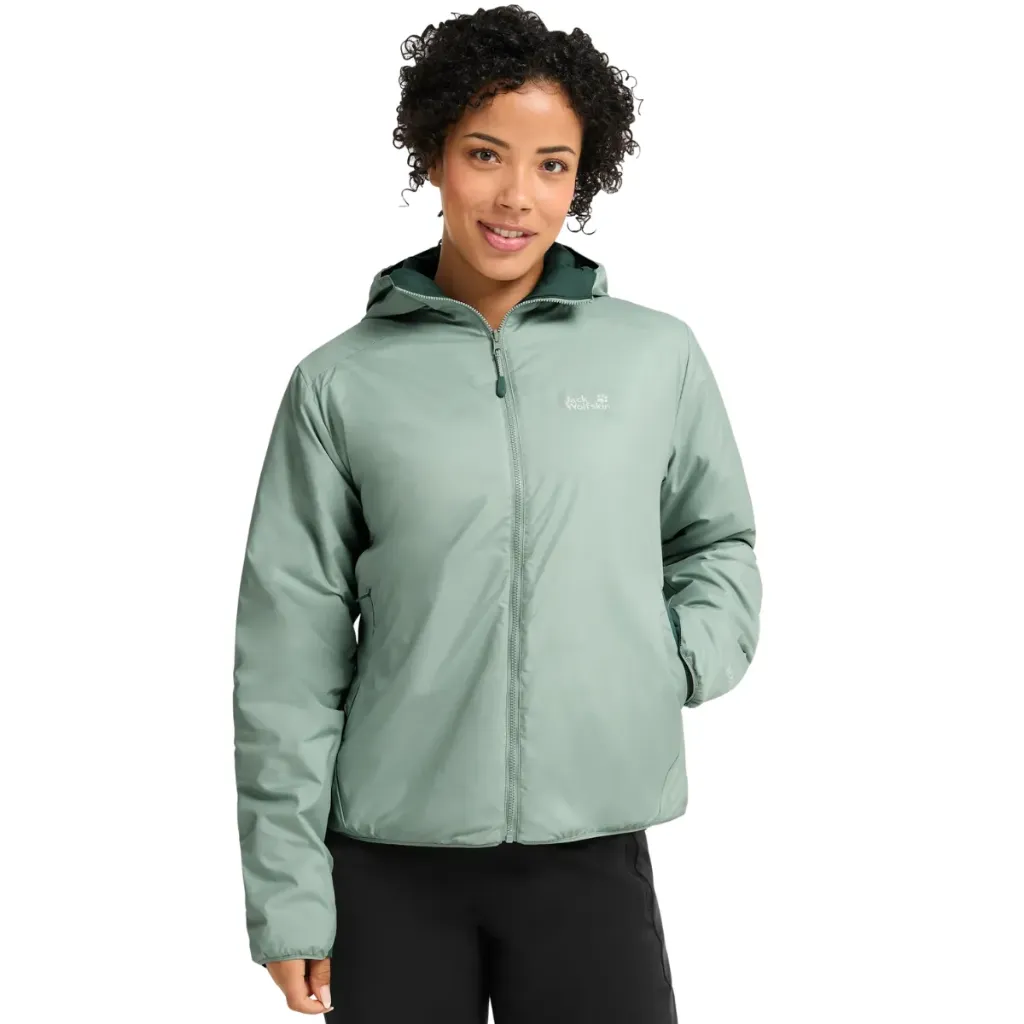 [000240-GRE-S] Jack Wolfskin Jas TRAIL LIGHT INS 2IN1 JKT W (XS)