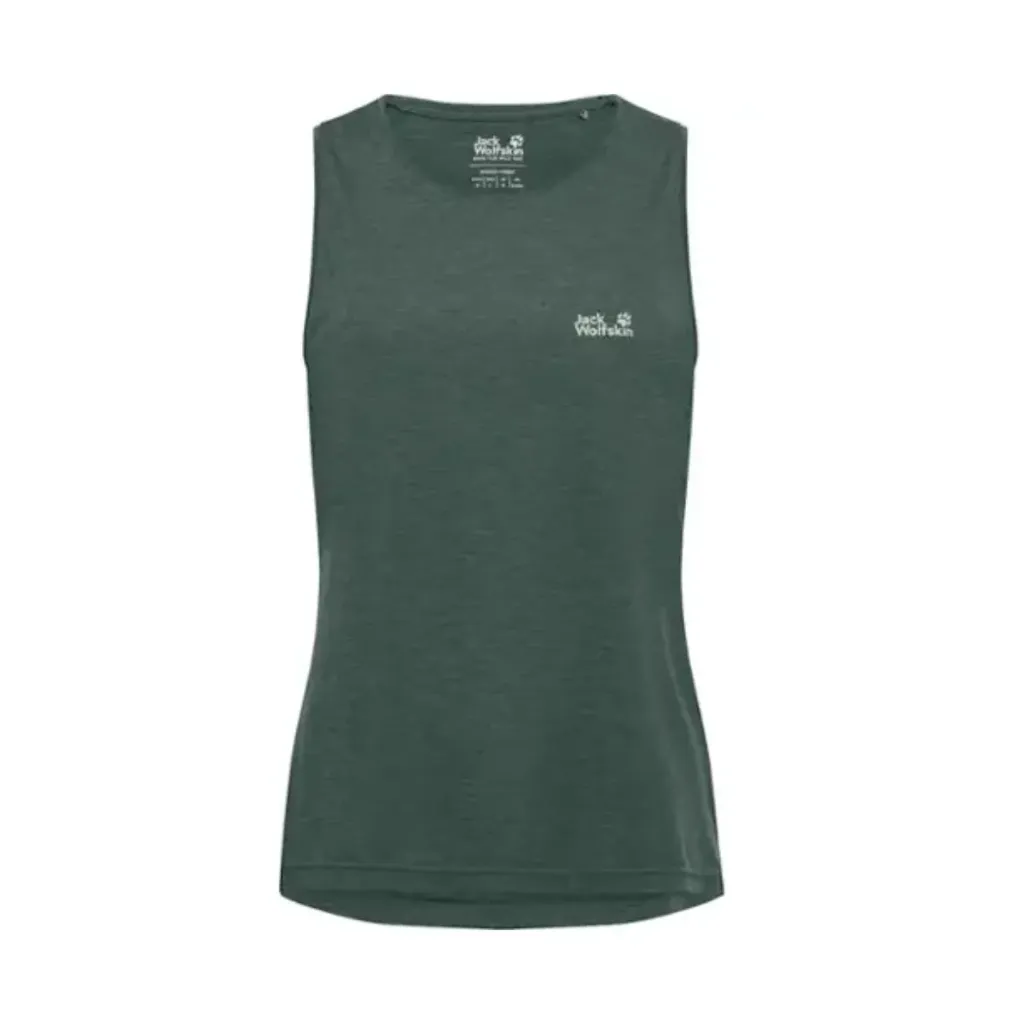 [000246-SAG-S] Jack Wolfskin Top WILDTRAIL TANK TOP W (XS, sago palm)