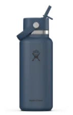 [000273-HAR-NA] Hydro Flask Drinkfles 32 OZ WIDE FLEX STRAW CAP (HARBOR BLUE)