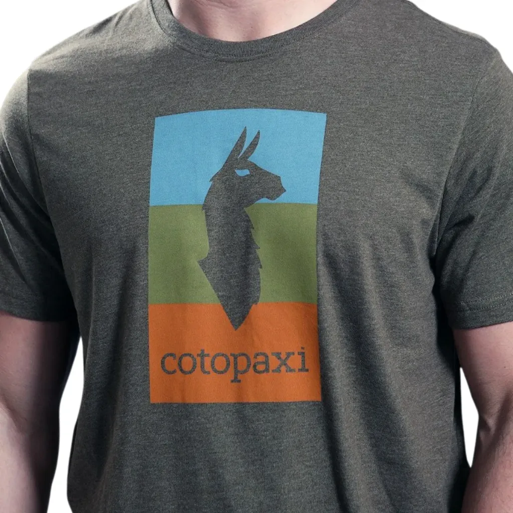 [000008-LIV-S] Cotopaxi T-shirt Llama Block  (S)
