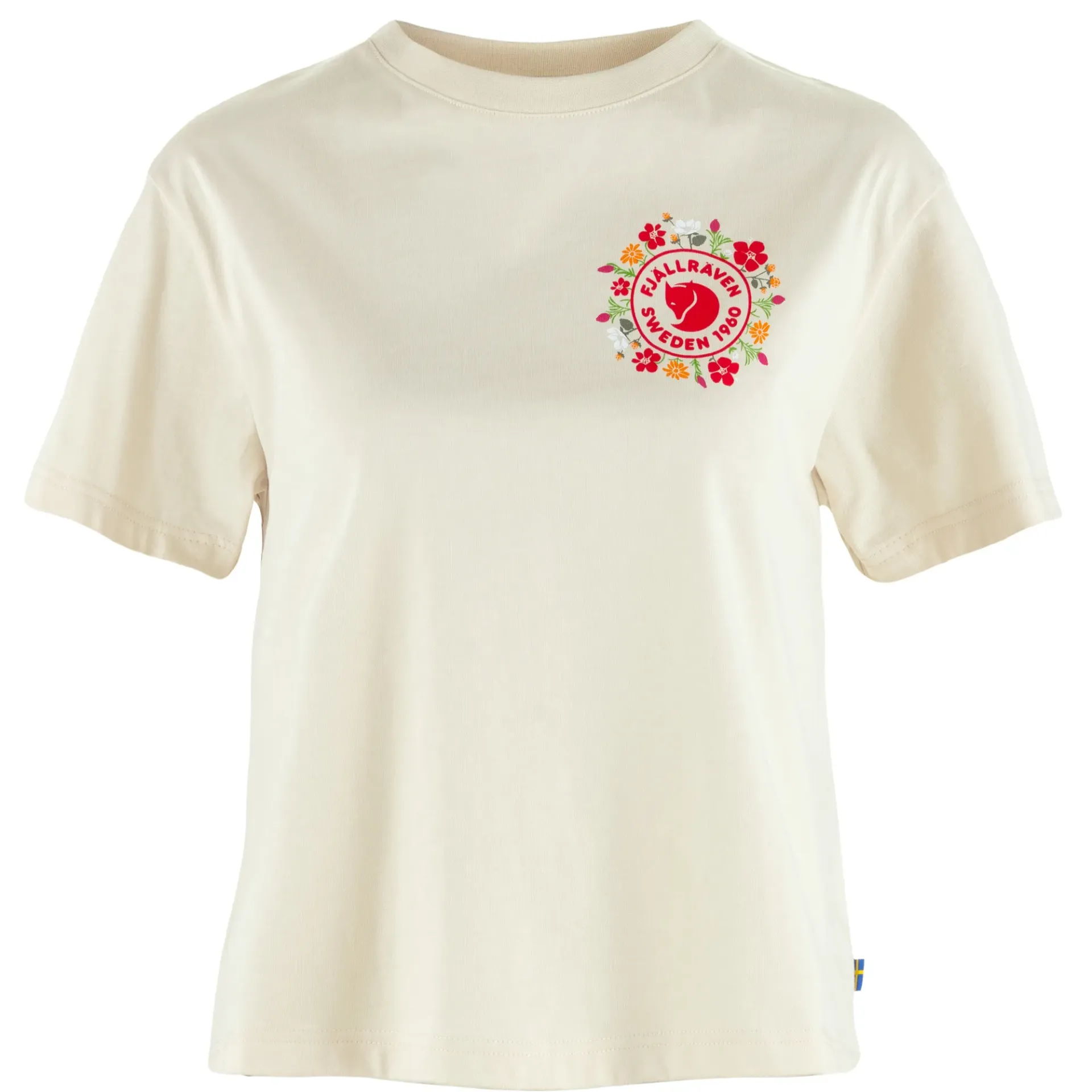 [000431-CHA-S] Fjällräven T-shirt Fjällblomster Logo T-shirt W (S)