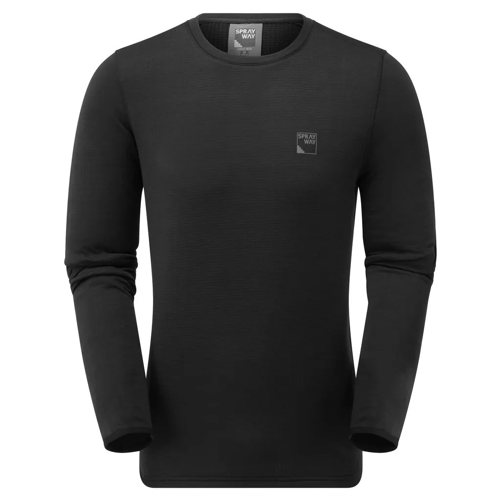[000486-BLA-S] Sprayway M Ondergoed Dornie Crew (S)