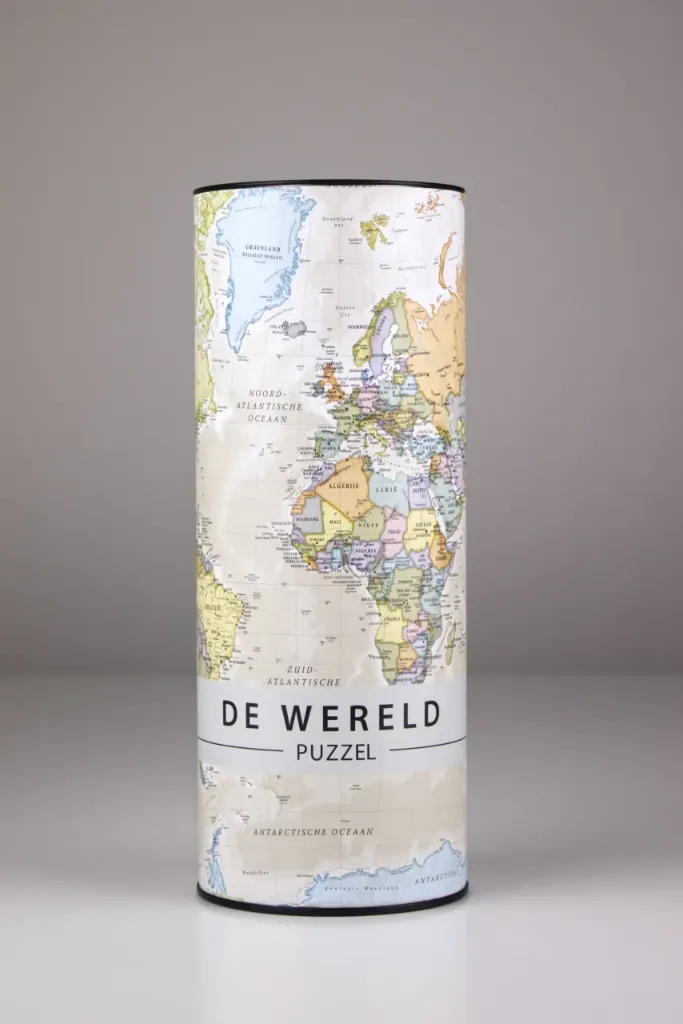 Wereld puzzel Klassiek 1000 stukjes