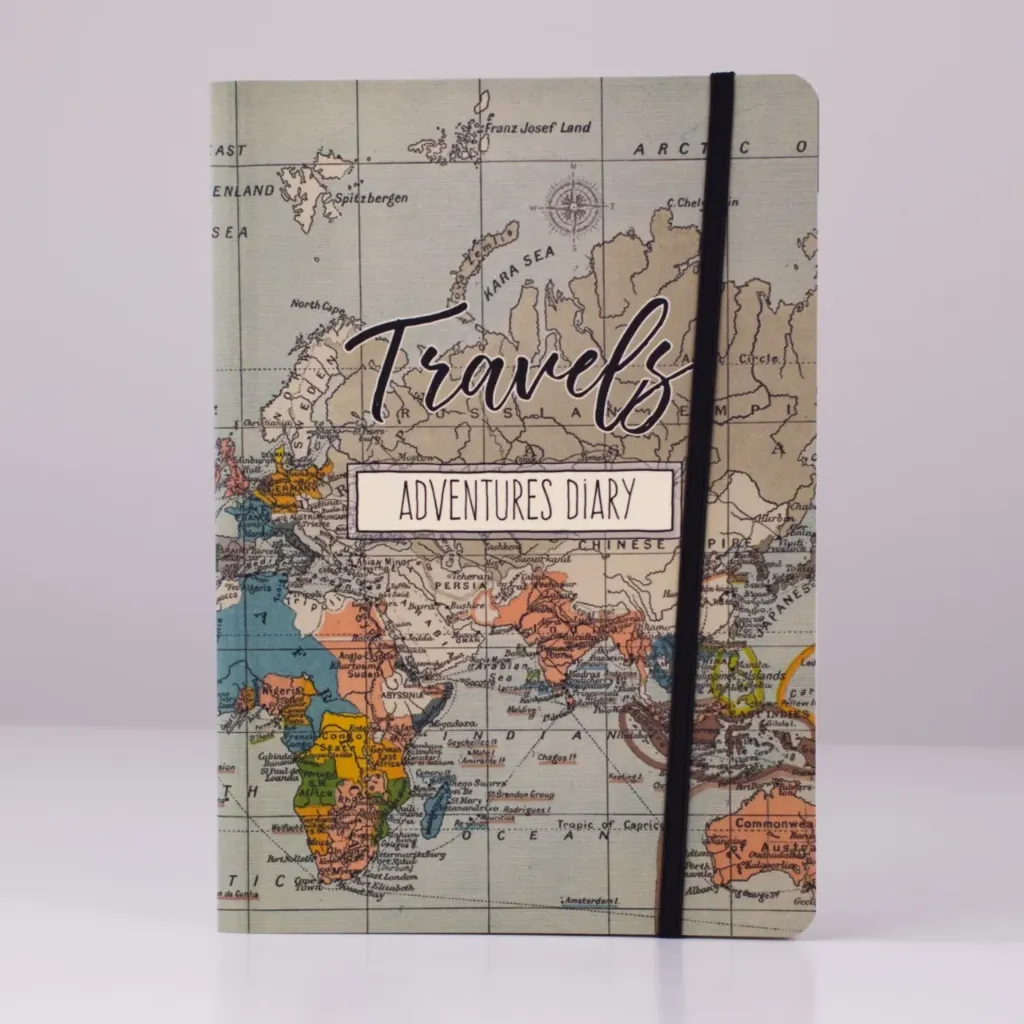 Travels adventures diary A5