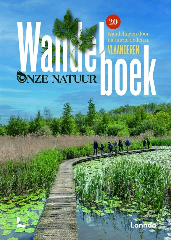 [000622-XXX-NA] Boek Vlaanderen wandelboek Onze Natuur 20 wandelingen