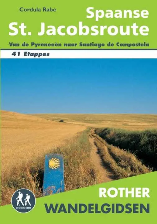 [000673-XXX-NA] Boek Spaanse St. Jacobsroute wandelgids 41 etappes