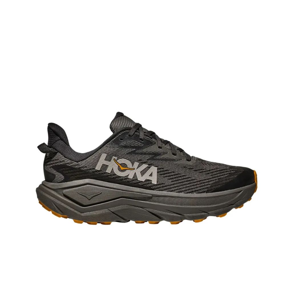 [000689-ASP-08-5D] Hoka M Schoen M CHALLENGER 8 GTX (08,5D, ASPHALT GREY / VARSITY YELLOW)