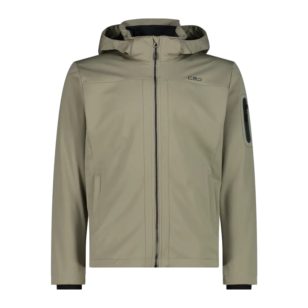 [000711-SAG-46] CMP Softshell MAN JACKET ZIP HOOD (46)