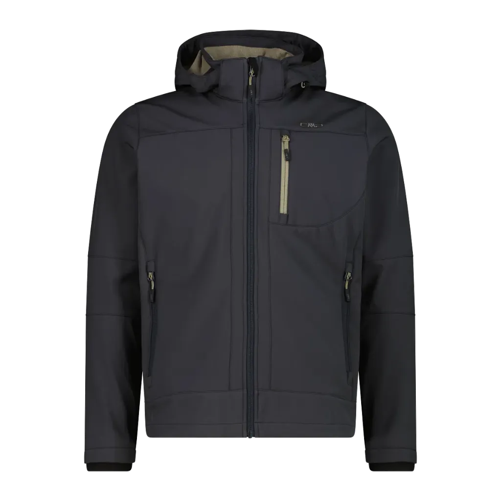 CMP M Softshell MAN JACKET ZIP HOOD All weather