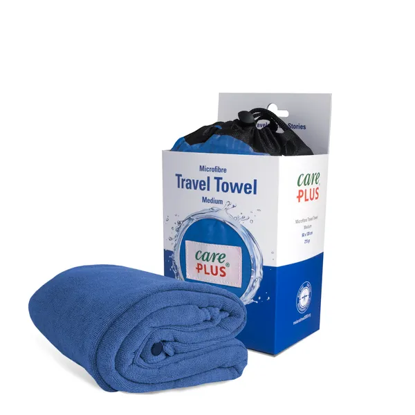 [000715-DOL-60X120CM] Care Plus Travel Towel - Microfibre M (dolomite blue)
