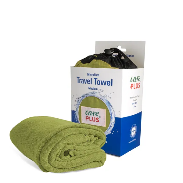 [000715-PES-60] Care Plus Travel Towel - Microfibre M (pesto)