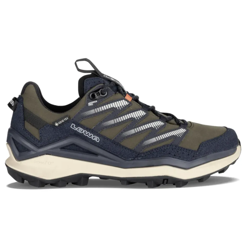 [000086-NAV-7.] Lowa Schoen Maddox Pro GTX Lo (7.5, navy/olive)