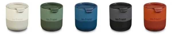 [001051-BLA-NA] Klean Kanteen Beker Geisoleerde Beker 'Lowball' met schuifdeksel, 280ml/10oz (black)