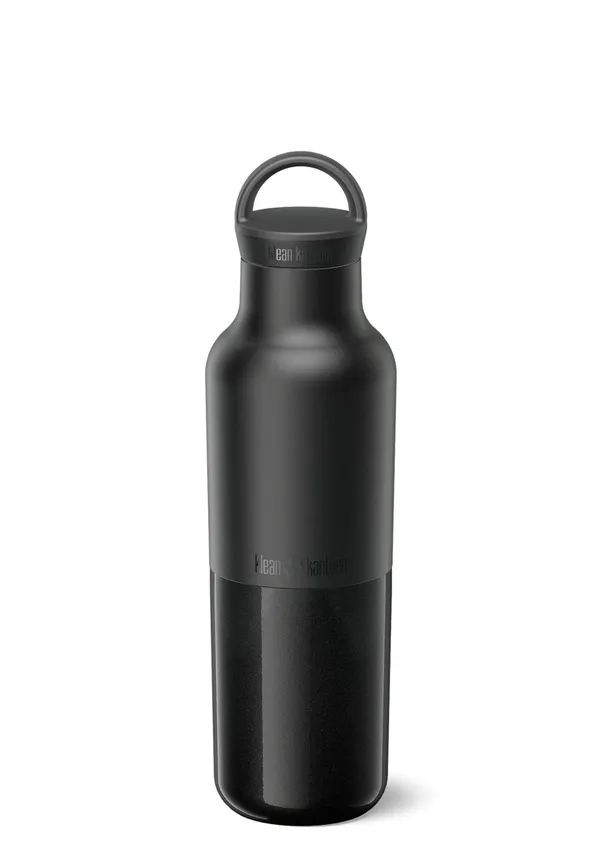 [001056-BLA-NA] Klean Kanteen Isolatiefles Rise Vac Classic 591ml/20oz met Arch Loopcap (black)