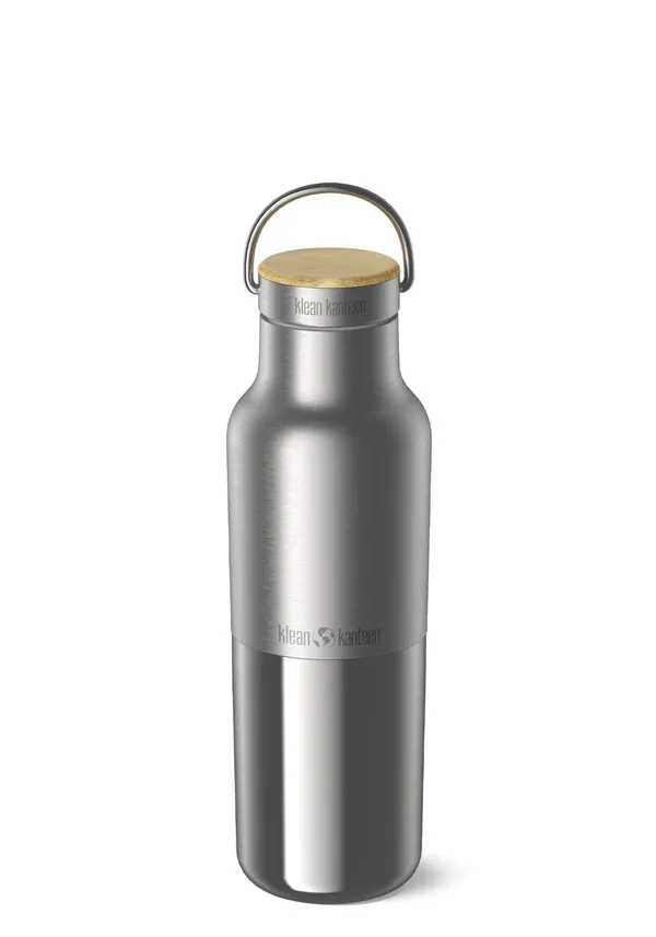 [001057-BRU-NA] Klean Kanteen Isolatiefles Reflect met bamboedop, 473ml/16oz