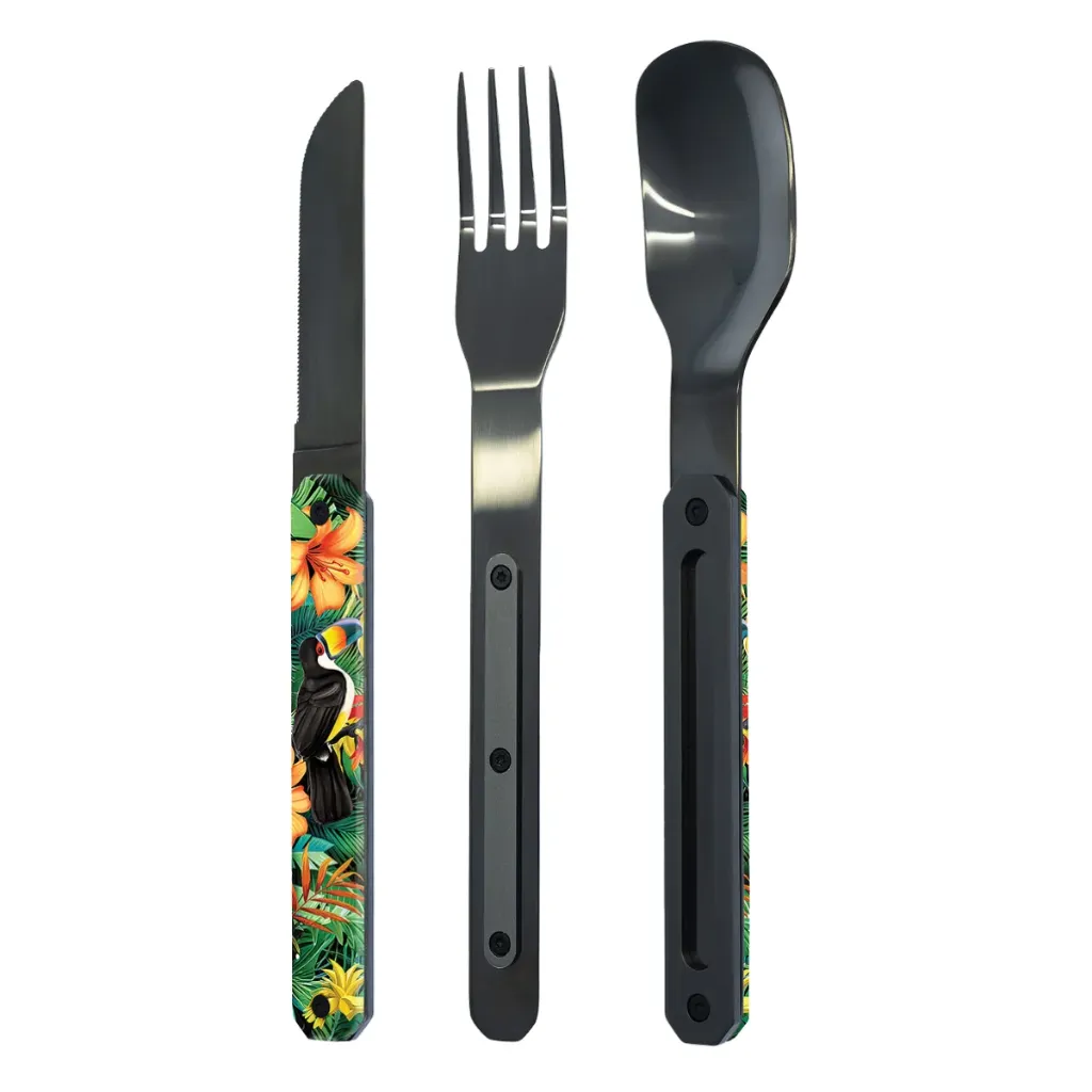 [001369-XXX-NA] Akinod Bestek Couverts Droits 12h34 Toucan