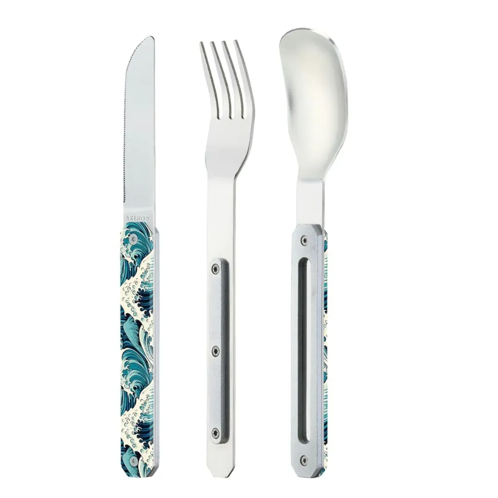 [001378-XXX-NA] Akinod Bestek Couverts Droits 12h34 Ukiyo-e