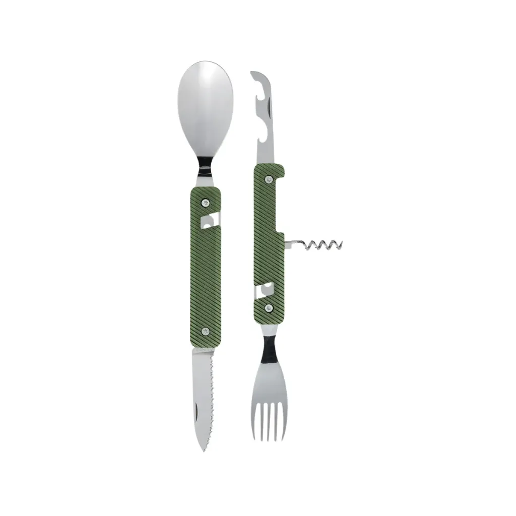 [001407-XXX-NA] Akinod Bestek Couverts Multifonctions 13h25 Aluminium kaki