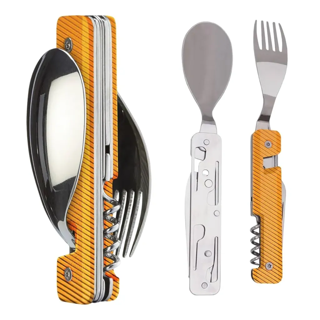 [001409-XXX-NA] Akinod Bestek Couverts Multifonctions 13h25 Aluminium orange