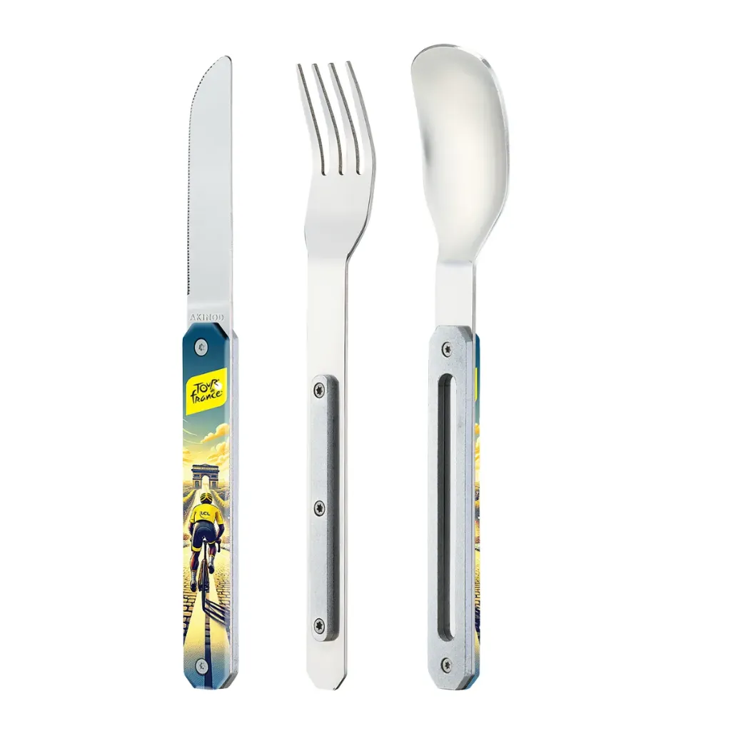 [001420-XXX-NA] Akinod Bestek Couverts Droits 12h34 Tour de France "Maillot jaune"