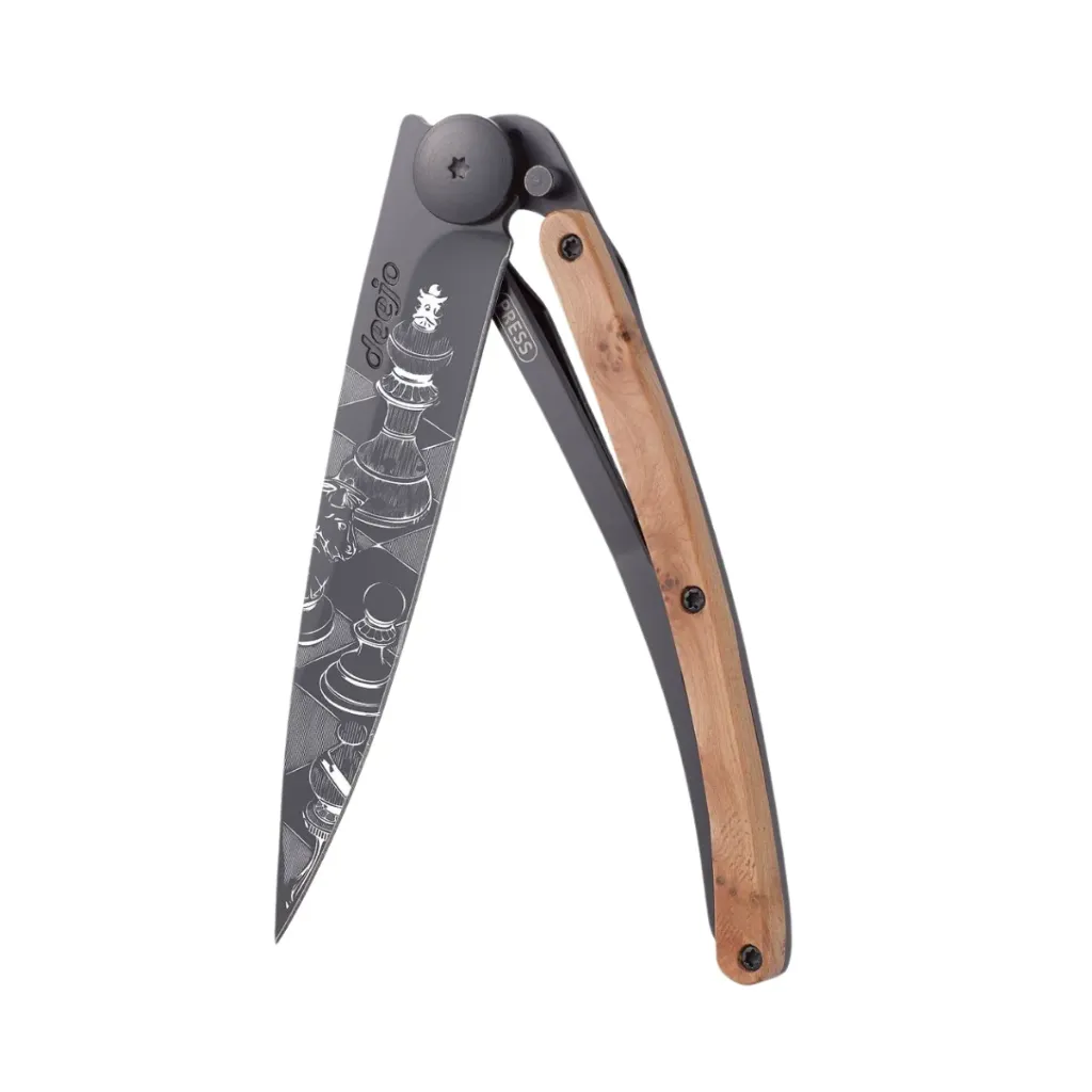 [001421-XXX-NA] Deejo Zakmes 37g, Genévrier / Echecs