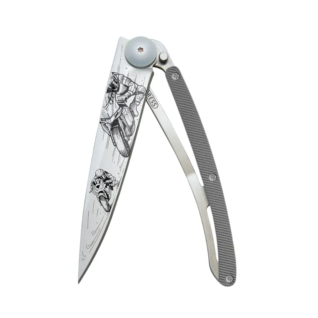 [001425-XXX-NA] Deejo Zakmes 37g, Aluminium gris foncé / Moto Racing