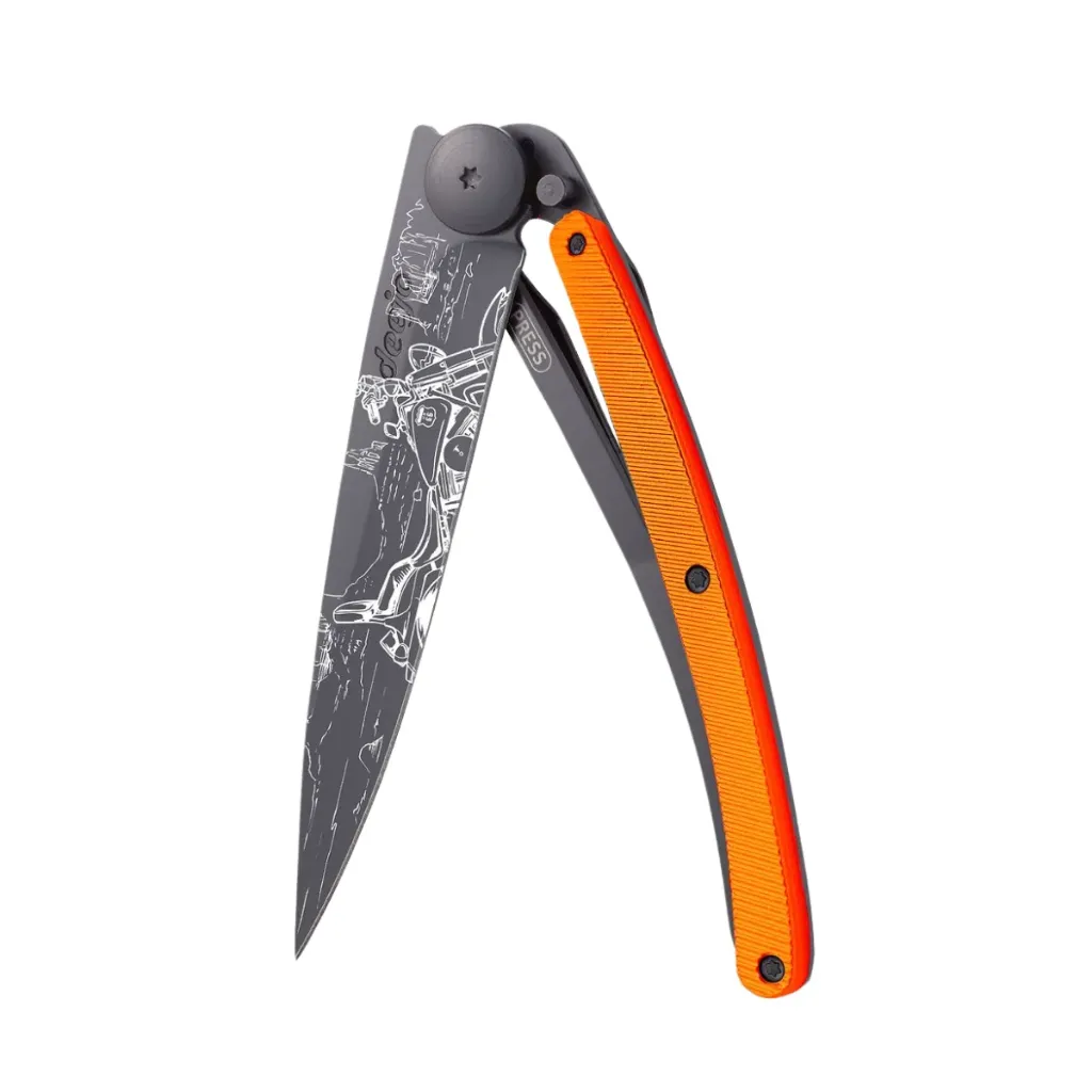 [001428-XXX-NA] Deejo Zakmes 37g, Aluminium orange / Easy Rider