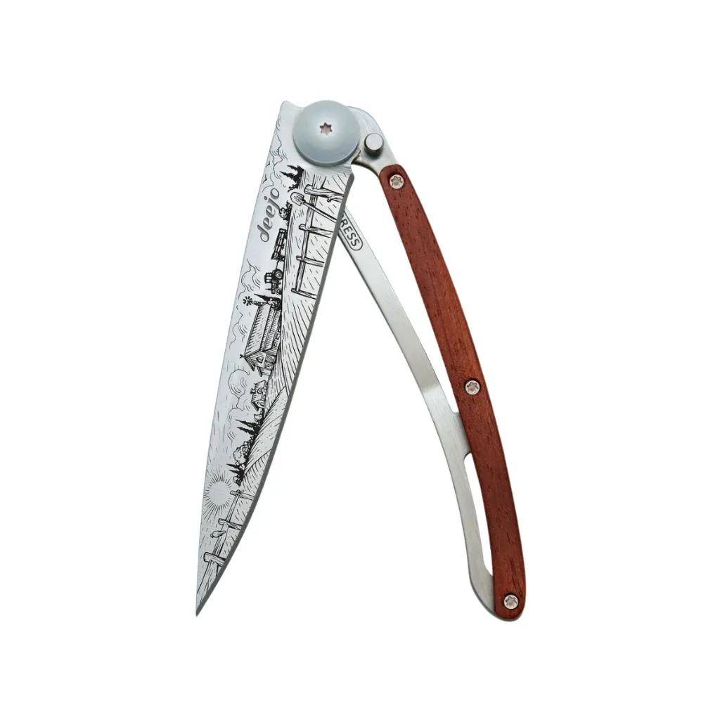 [001432-XXX-NA] Deejo Zakmes 37g, Bois corail / A la ferme