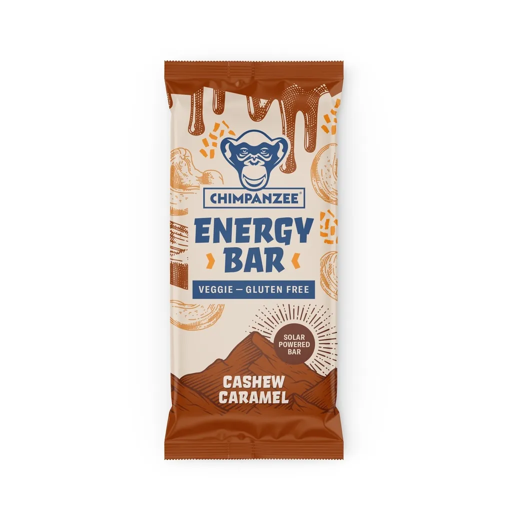 [001526-XXX-55G] Chimpanzee ENERGY BAR Cashew Caramel