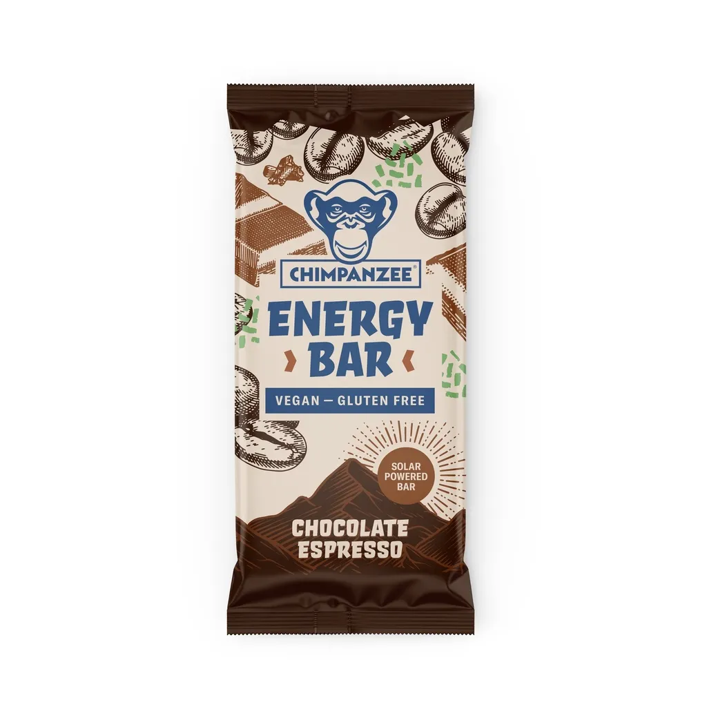 [001529-XXX-55G] Chimpanzee ENERGY BAR Chocolate Espresso