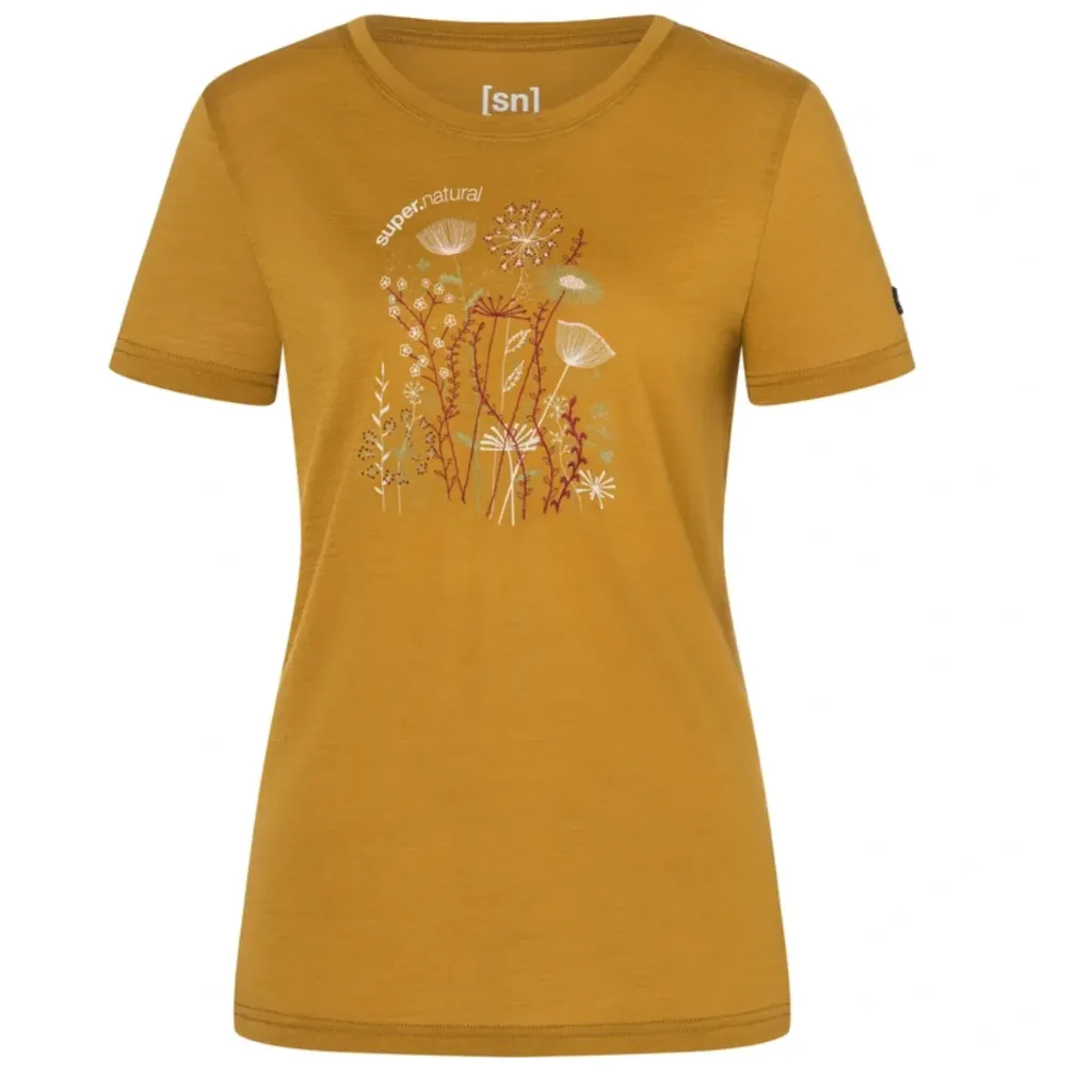 [001590-BLU-XS] Supernatural T-Shirt W ROCK FLOWERS TEE (Blueberry/Various, XS)