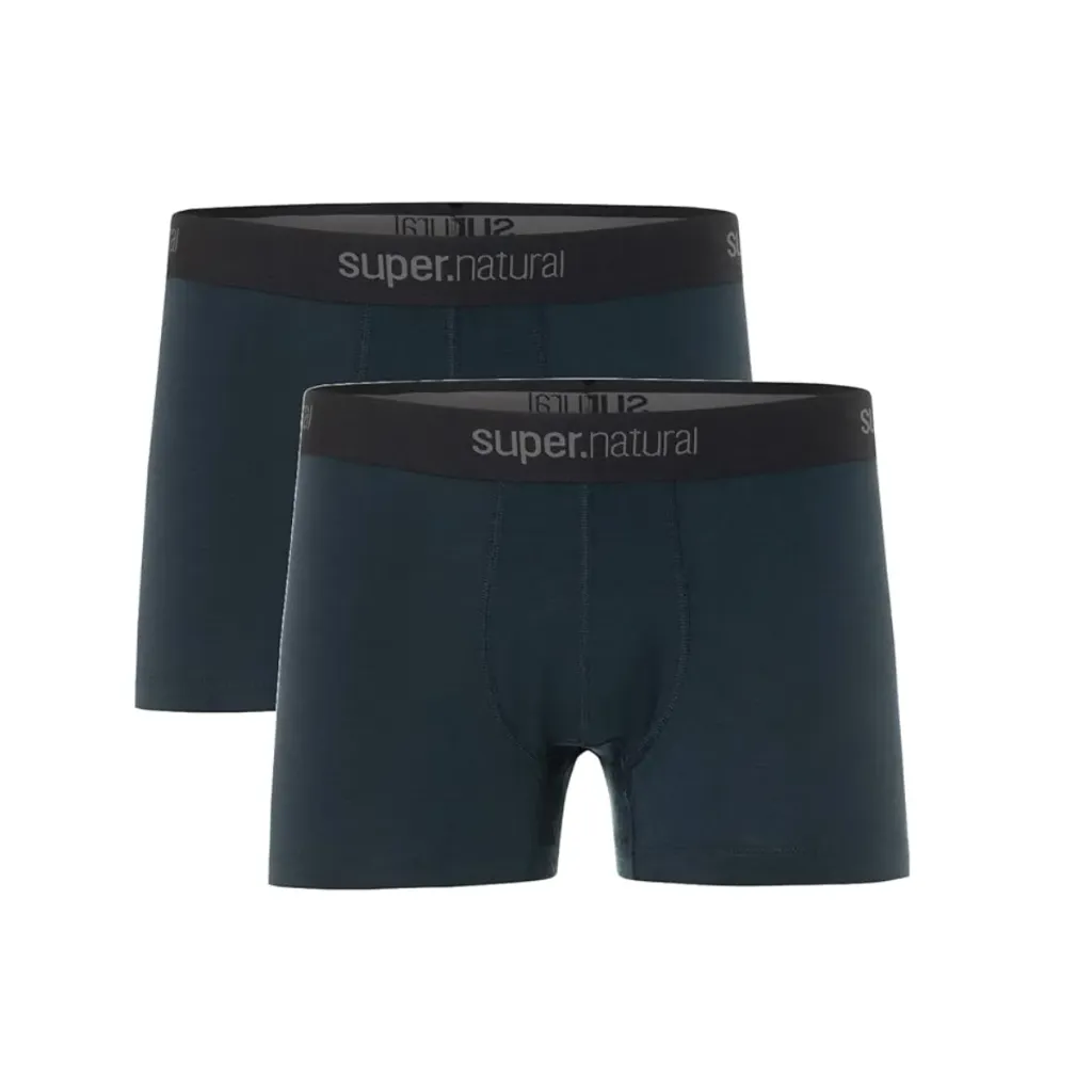[001609-BLU-S] Supernatural Ondergoed M TUNDRA175 BOXER 2-PACK (Blueberry/Blueberry, S)
