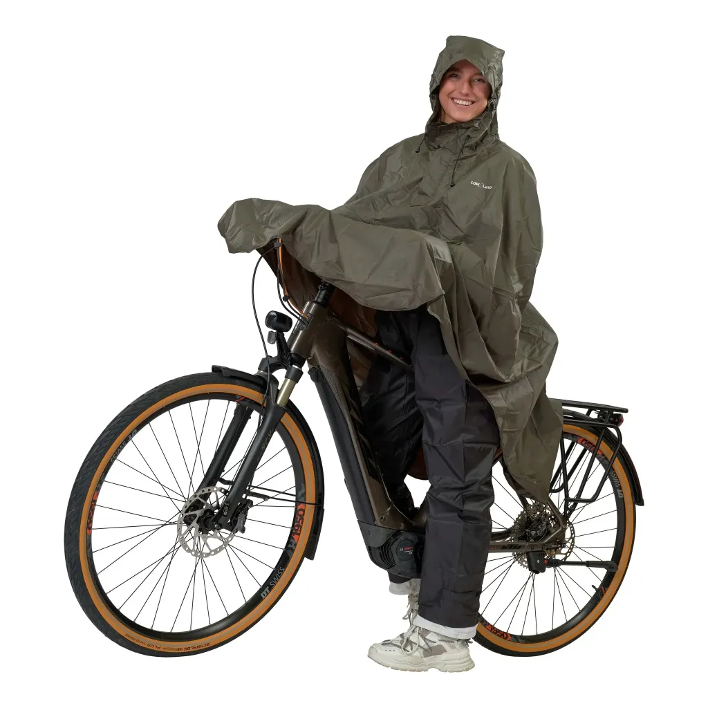 [001628-XXX-NA] Low Land U Bicycleponcho Green
