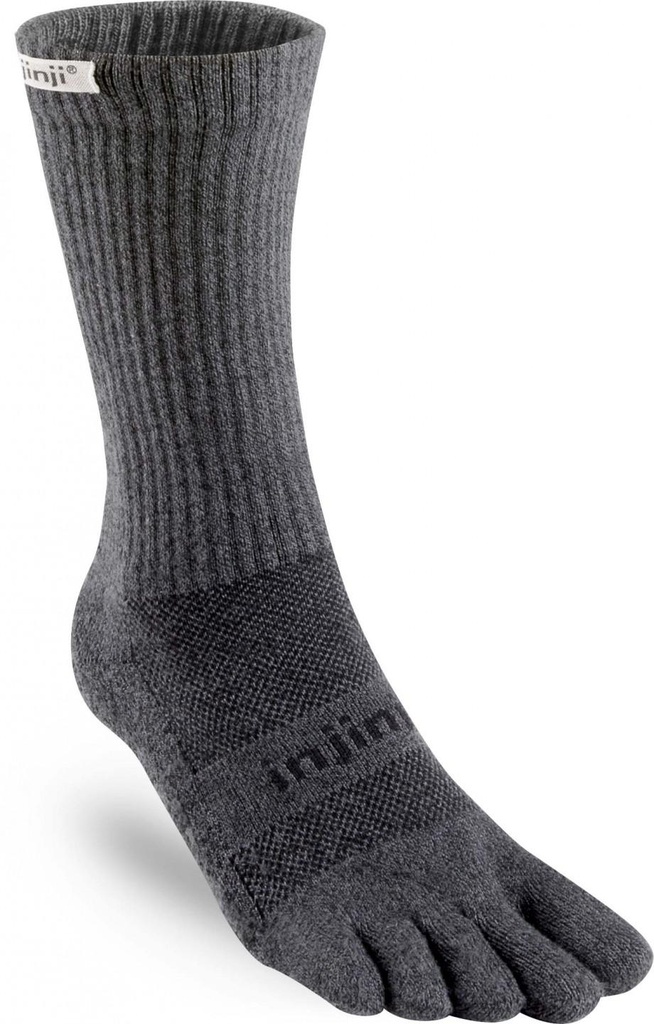 [000133-GRA-S] Injinji Kousen Trail Midweight Crew (S)