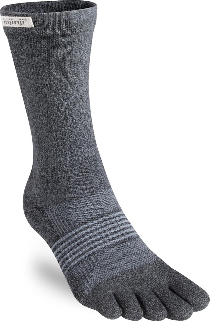 [000134-GRA-XS] Injinji Kousen Womens Trail Midweight Crew (XS/S, Granite)