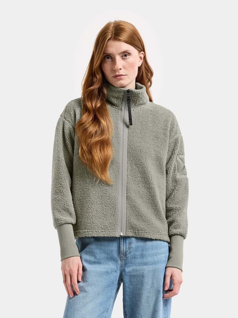 [000172-WIL-36] Didriksons Trui ALEXA WNS FZ 3 (36, Wilted leaf)