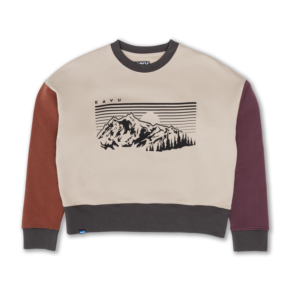 [002091-FOX-L] Kavu W Trui Crew Crop (L, Fox Den)